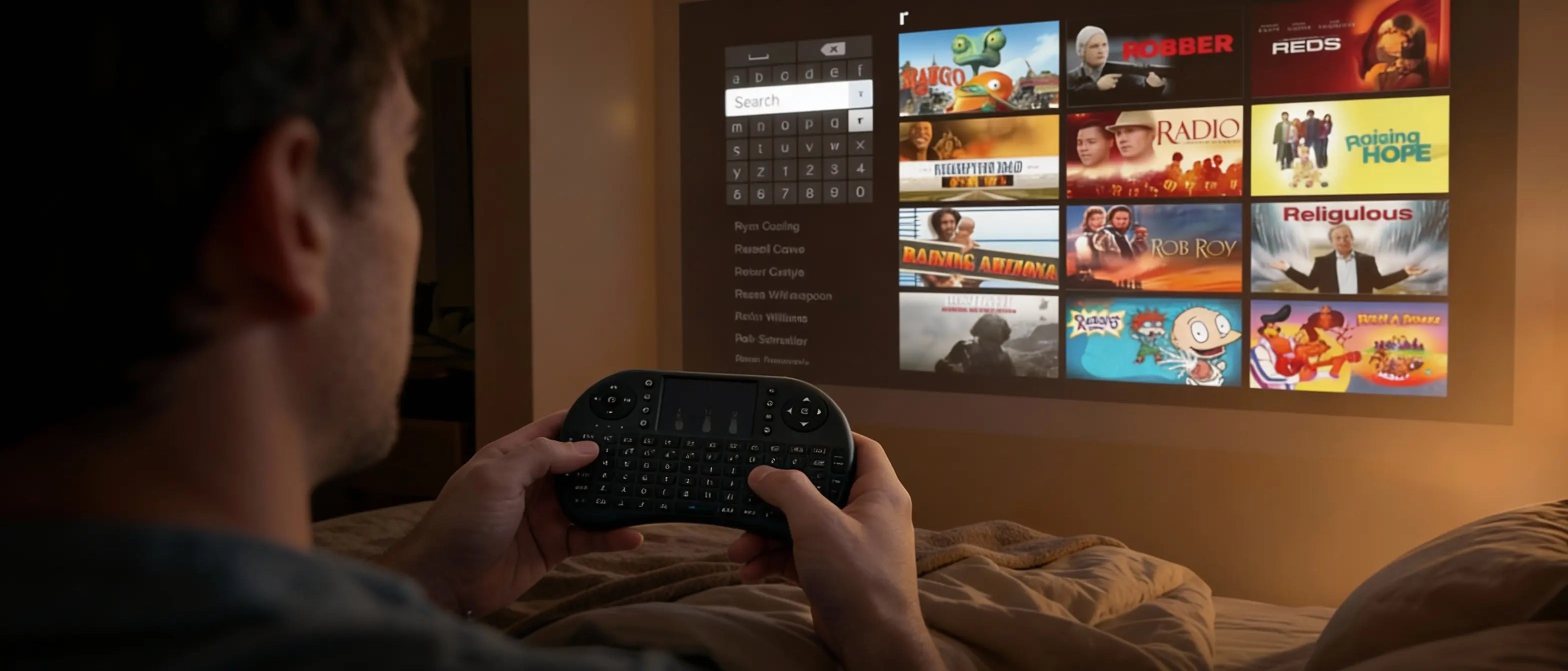 Why a Smart Remote with Keyboard & Touchpad Changes the Way You Use a Projector