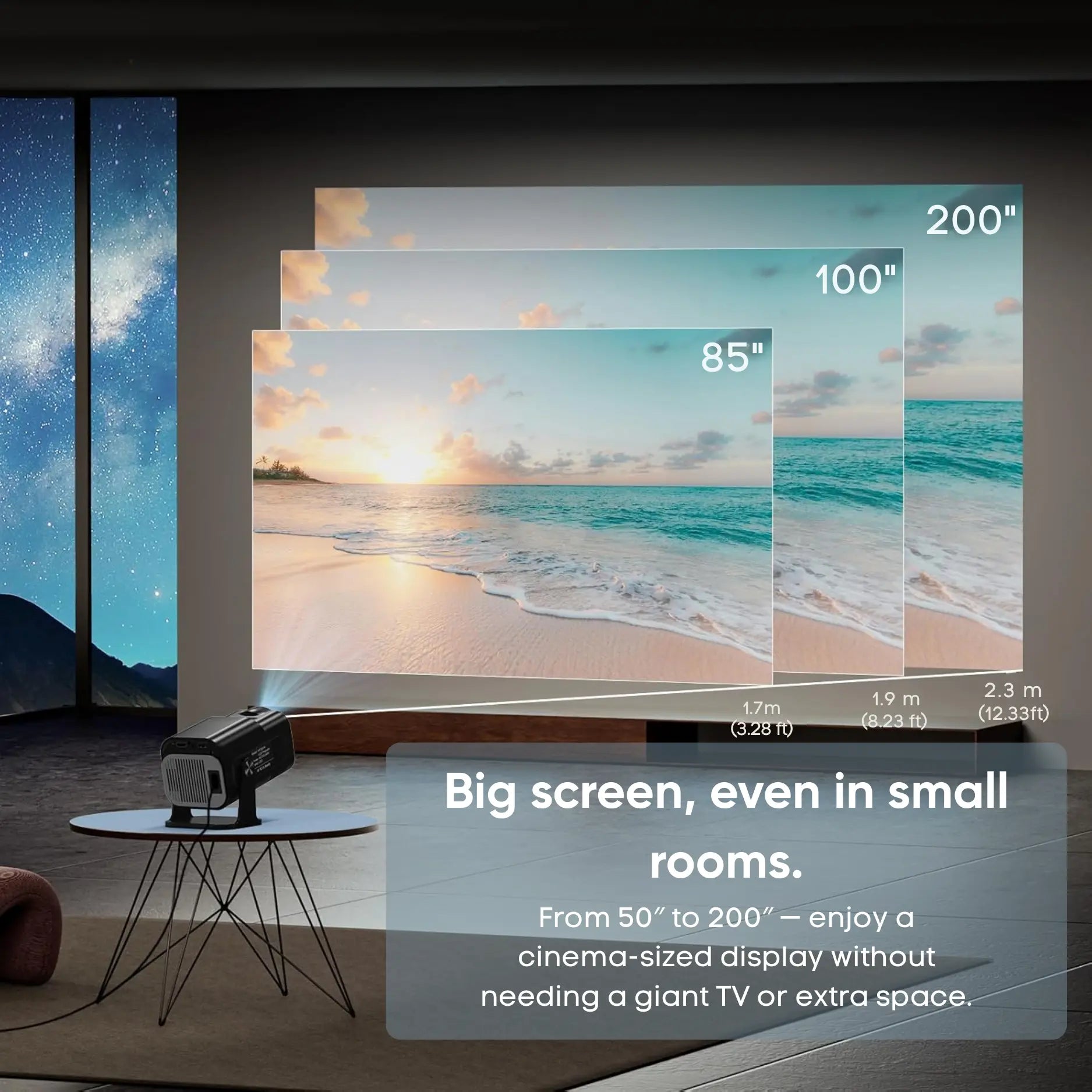 Big Screen, Small Space