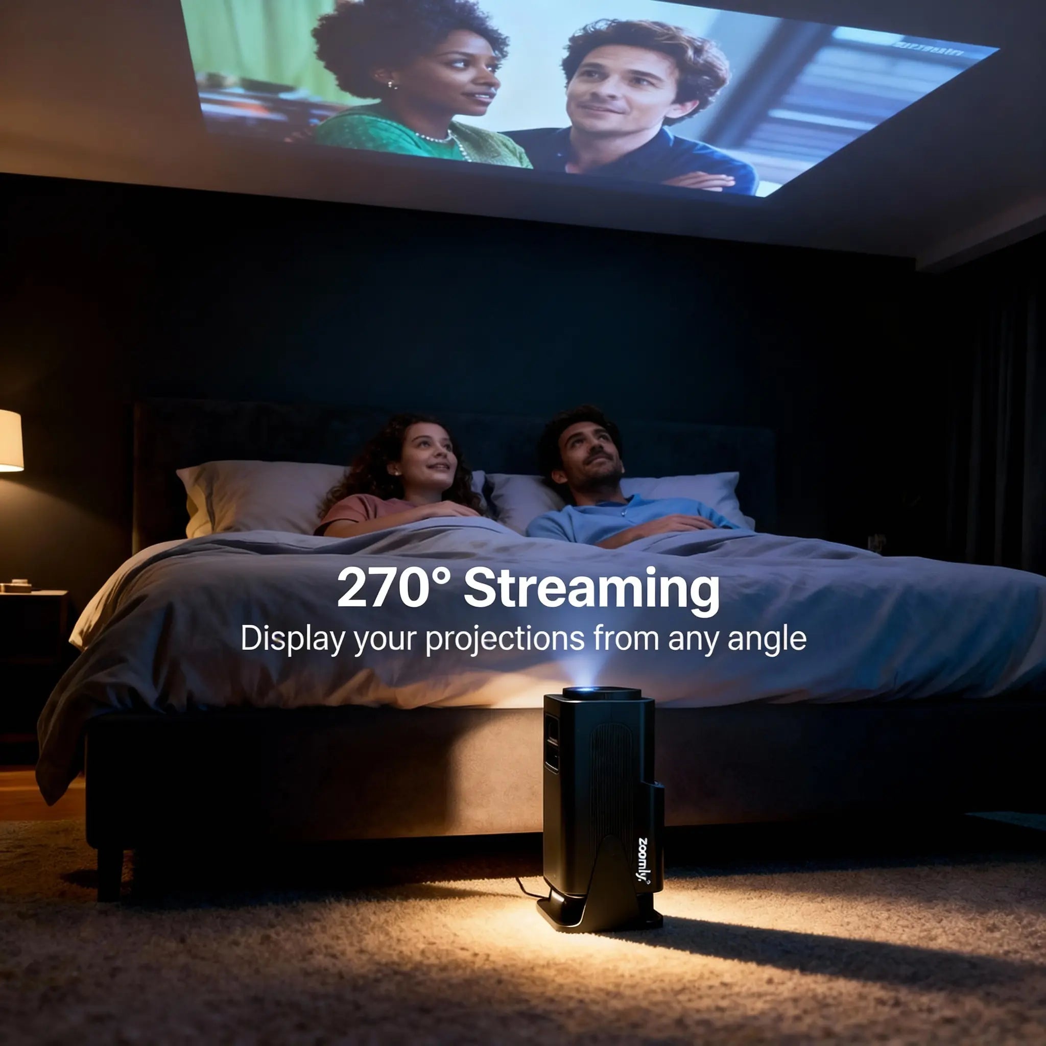 Zoomly® Pro MAX 4K Smart Projector