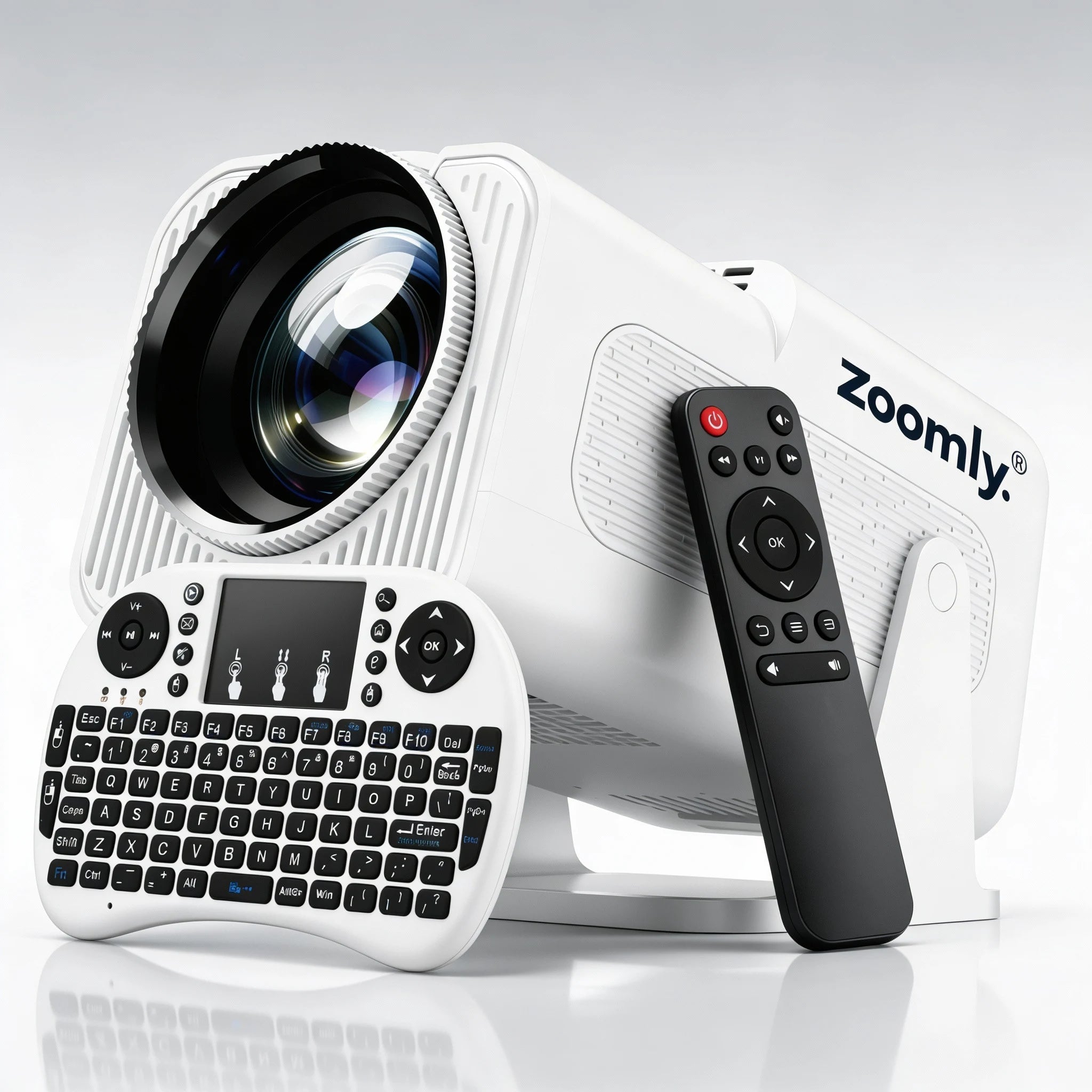 Zoomly® Pro Max Home Theater Projector