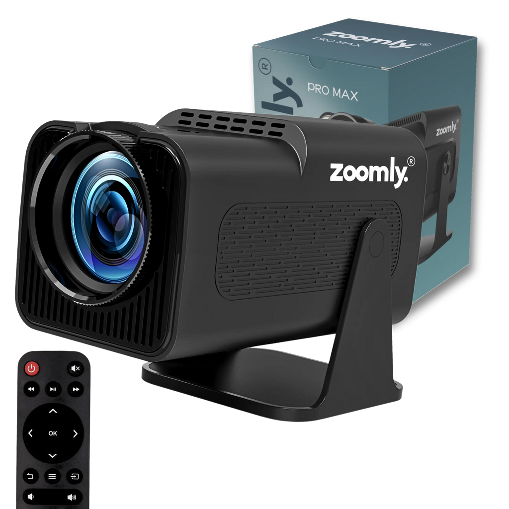 Zoomly® Pro MAX – Home Theater Projector