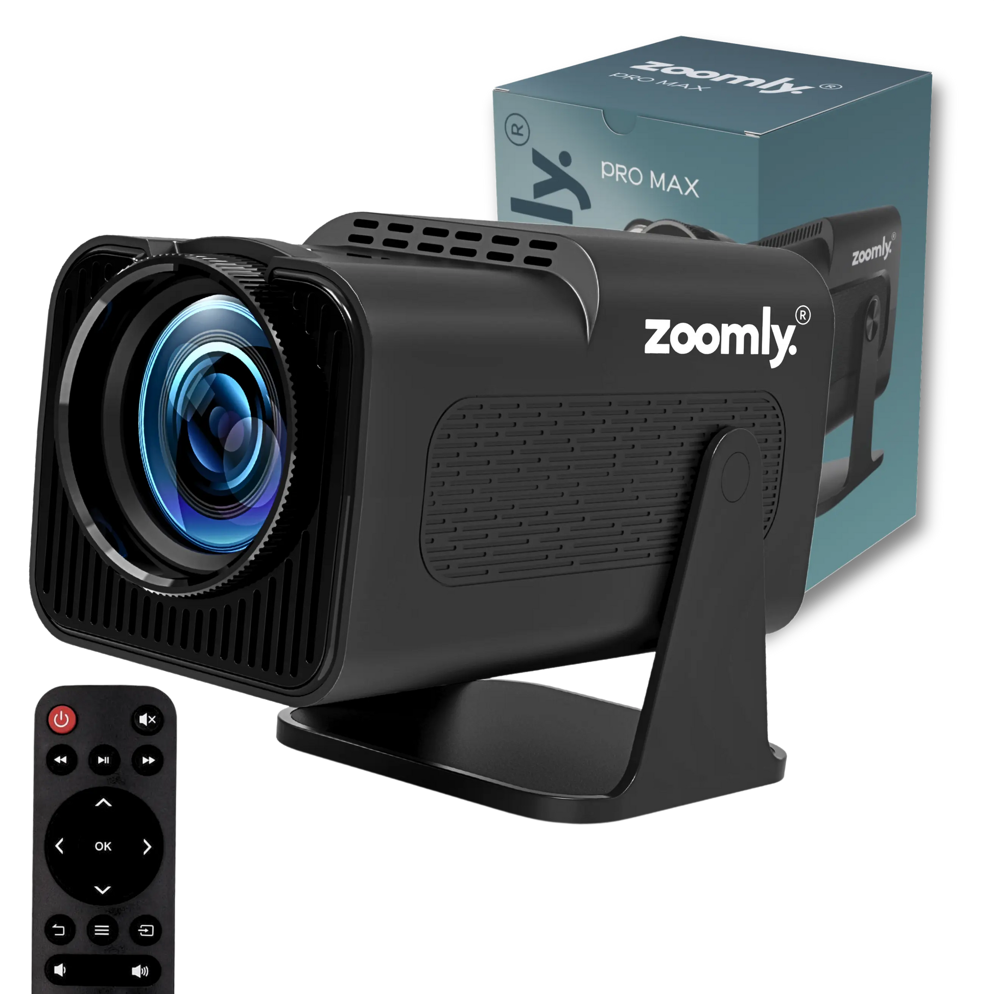 Zoomly® Pro MAX – Home Theater Projector