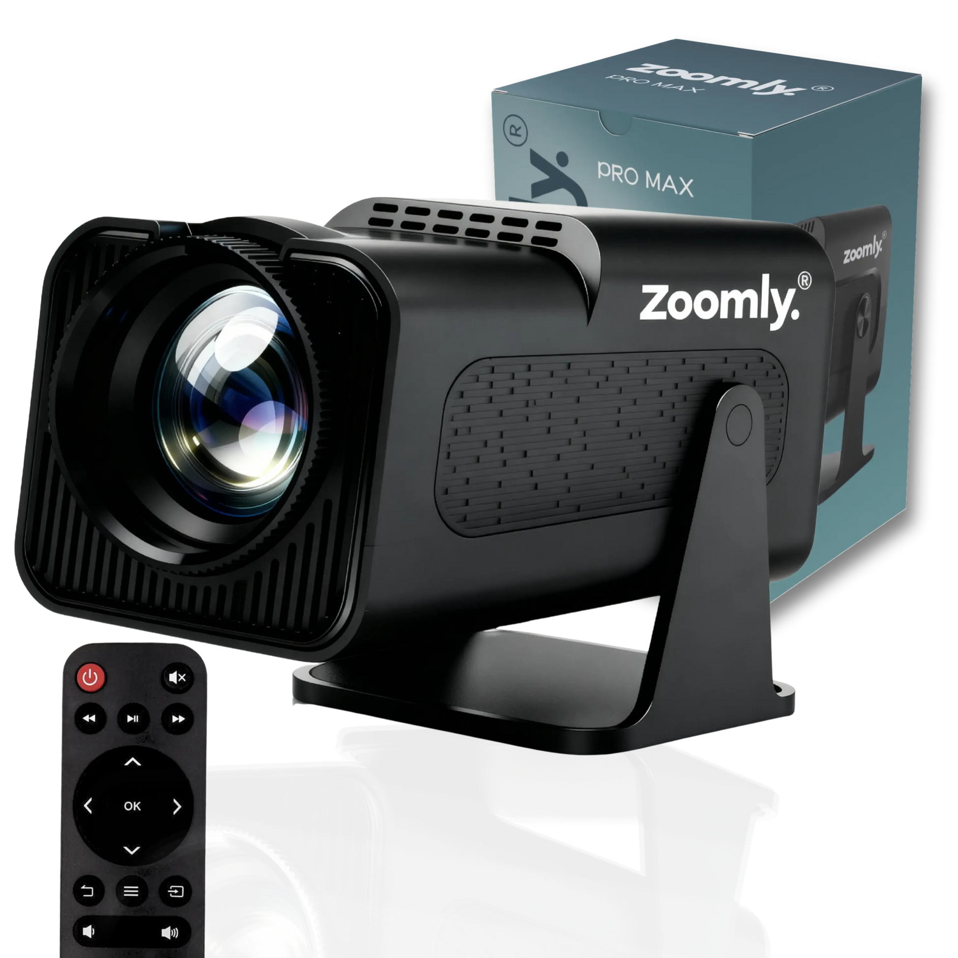 Zoomly® Pro MAX – Home Theater Projector
