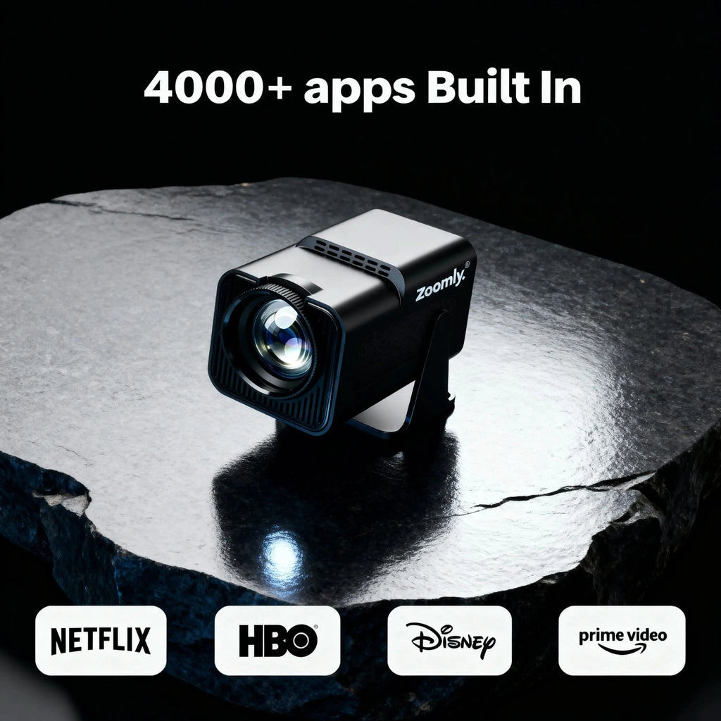 Zoomly® Pro MAX – Home Theater Projector