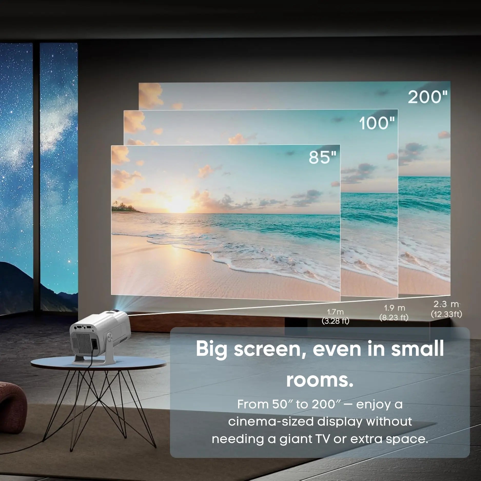 Big Screen, Small Space