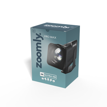 Zoomly® Pro MAX 4K Home Theater Projector