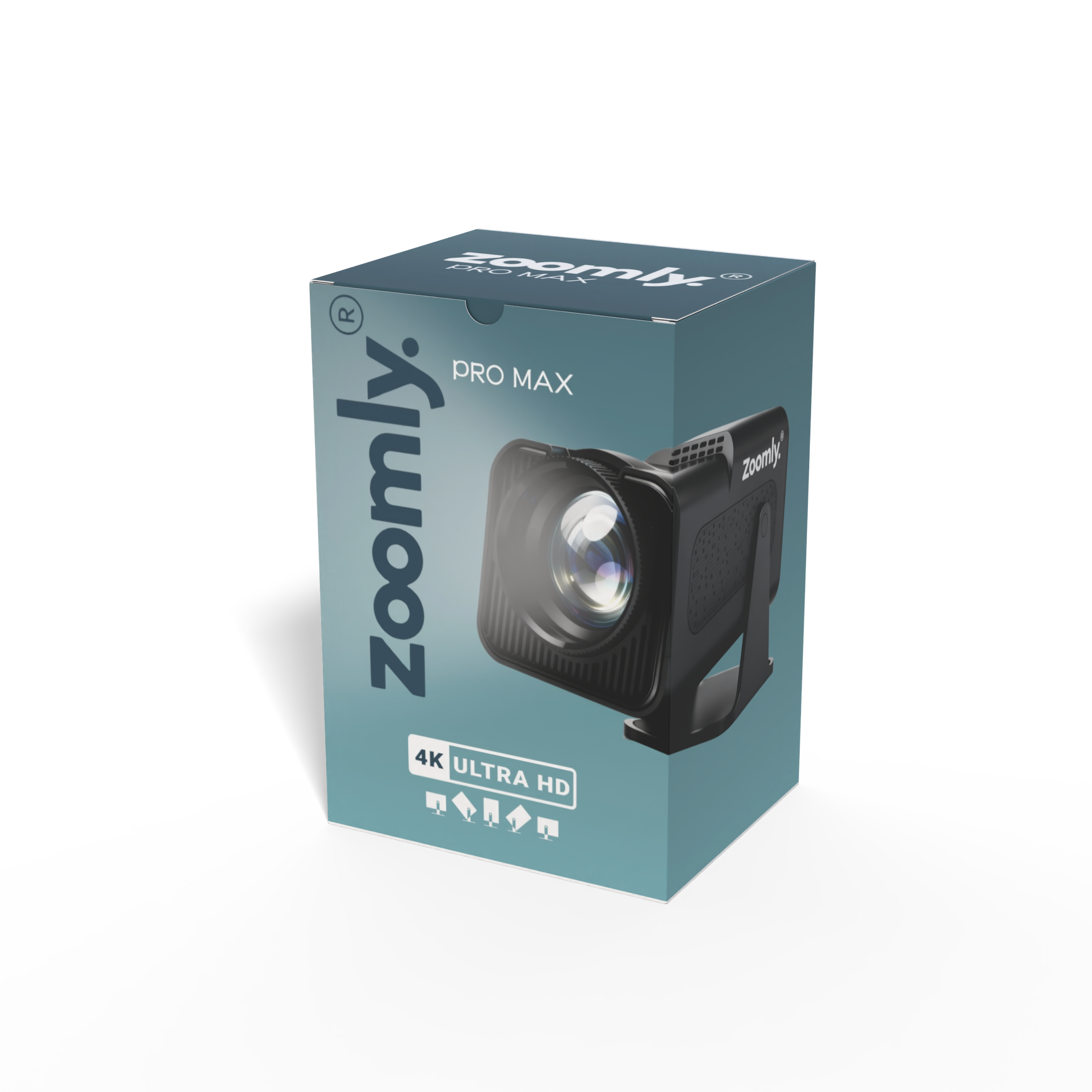 Zoomly® Pro MAX 4K Home Theater Projector