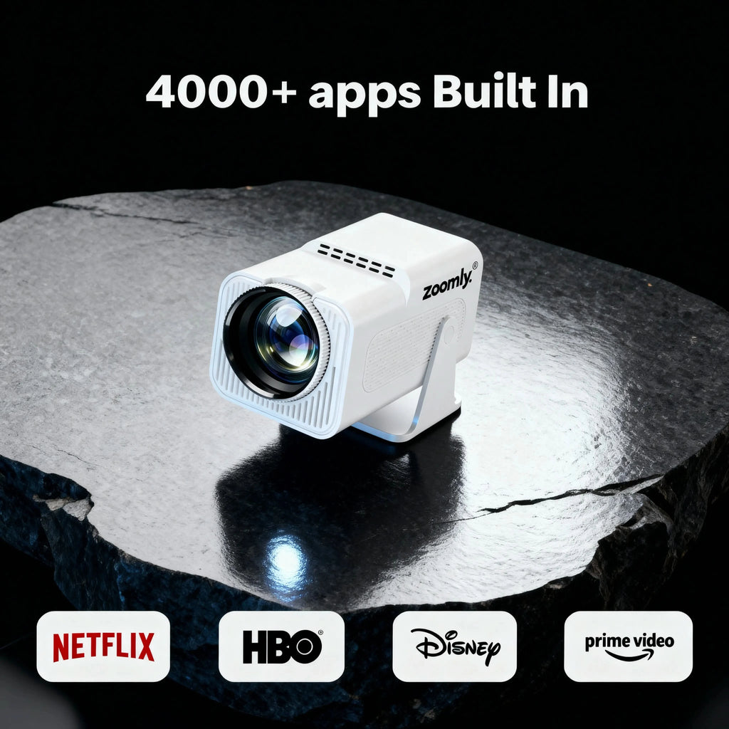 Zoomly® Pro MAX – Home Theater Projector