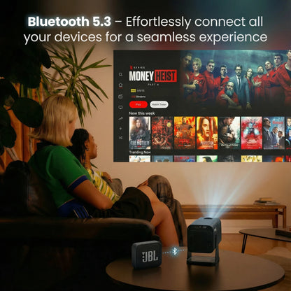 Zoomly® Pro MAX 4K Home Theater Projector