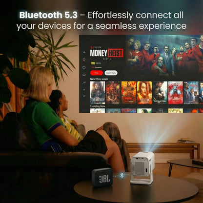 Zoomly® Pro MAX 4K Home Theater Projector