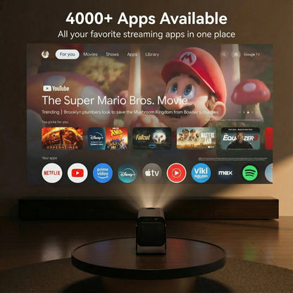 Zoomly® Pro MAX 4K Home Theater Projector