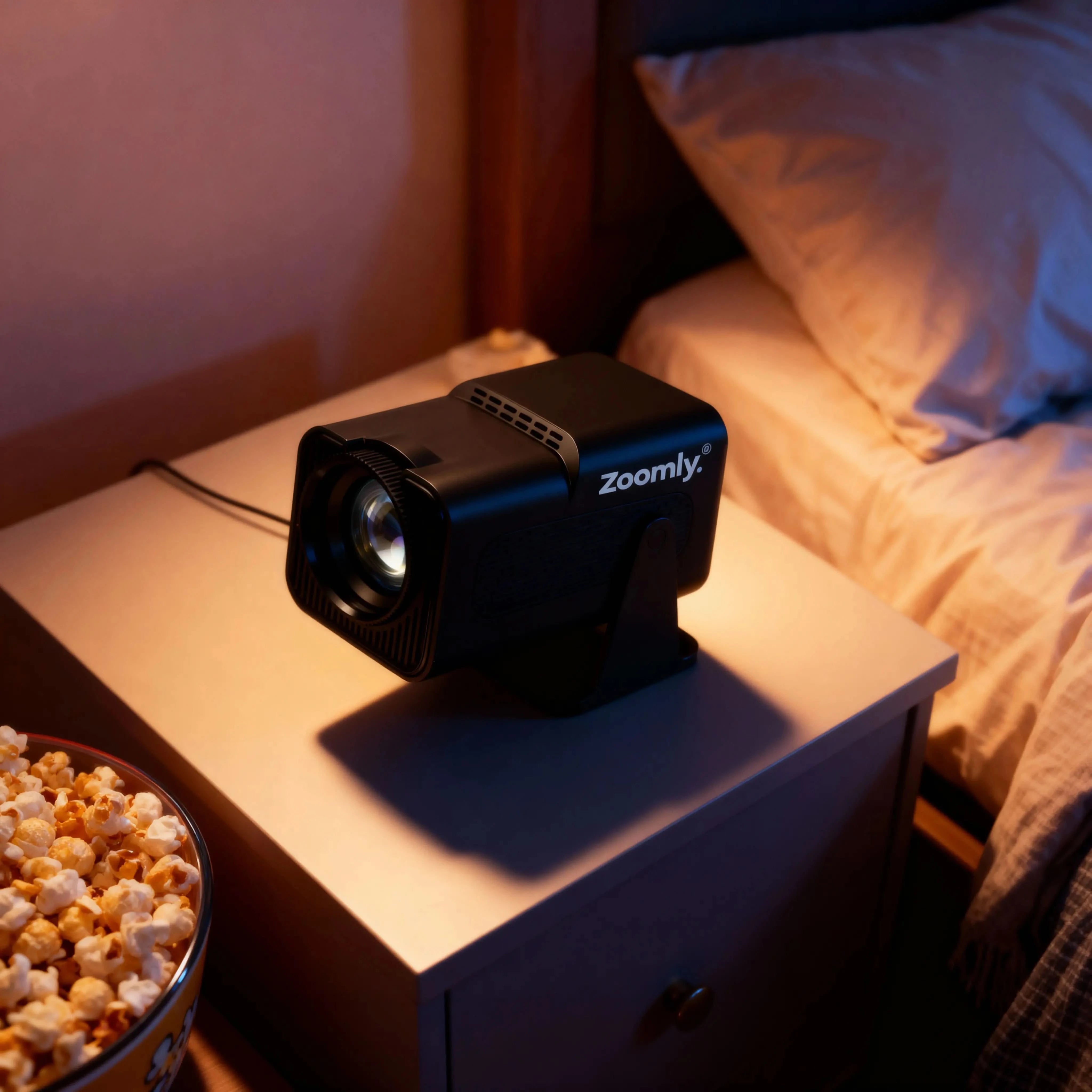 Zoomly® Pro MAX 4K Home Theater Projector