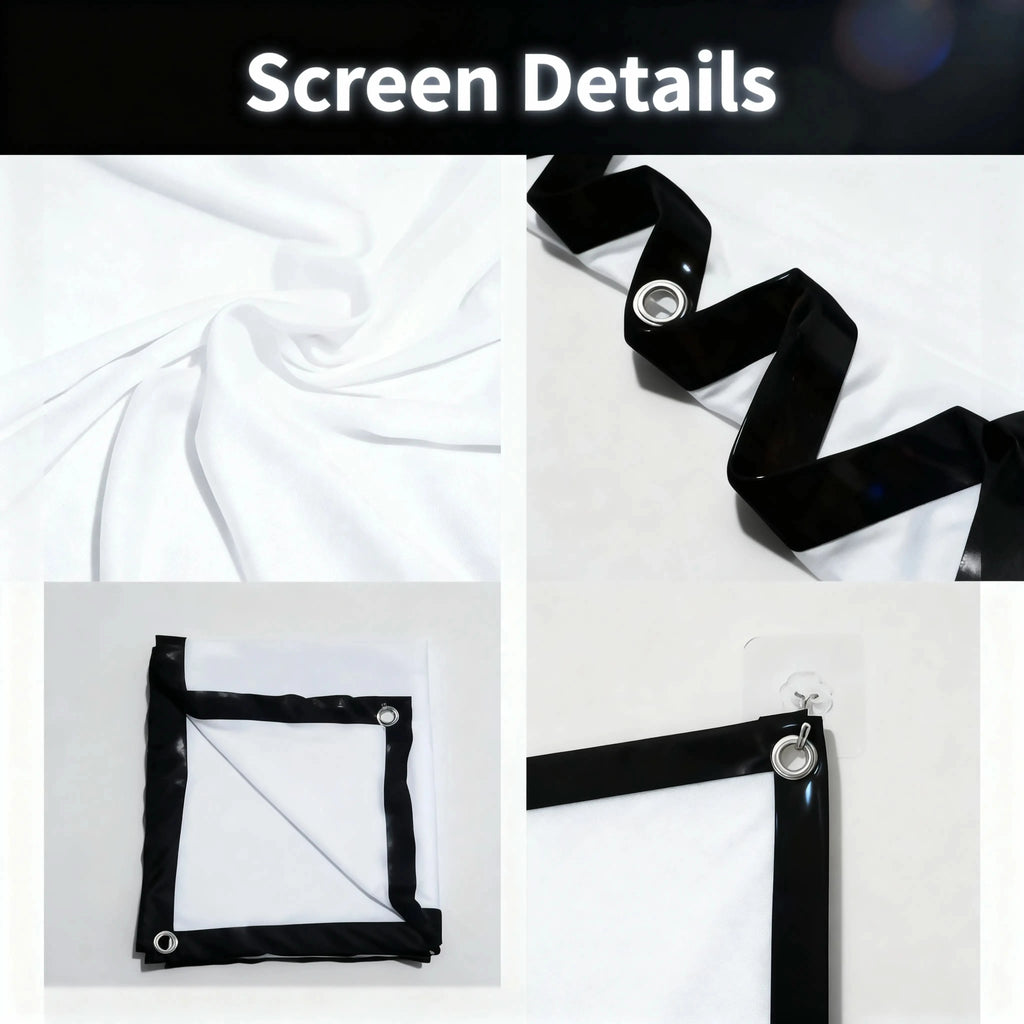 Portable Projection Screen 100"