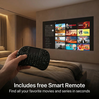 Zoomly® Pro MAX 4K Home Theater Projector