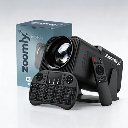 Zoomly® Pro MAX 4K Smart Projector