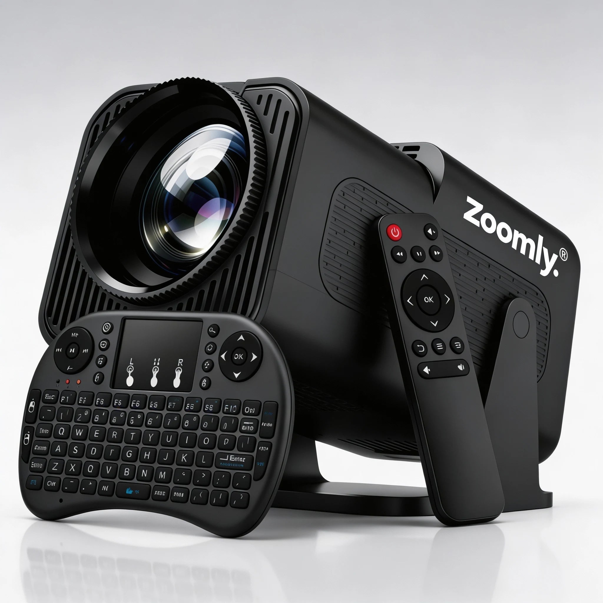 Zoomly® Pro MAX 4K Smart Projector