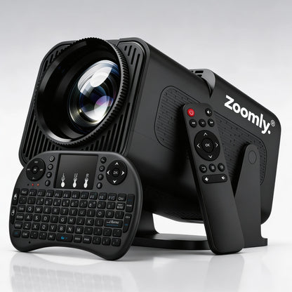Zoomly® Pro MAX 4K Smart Projector