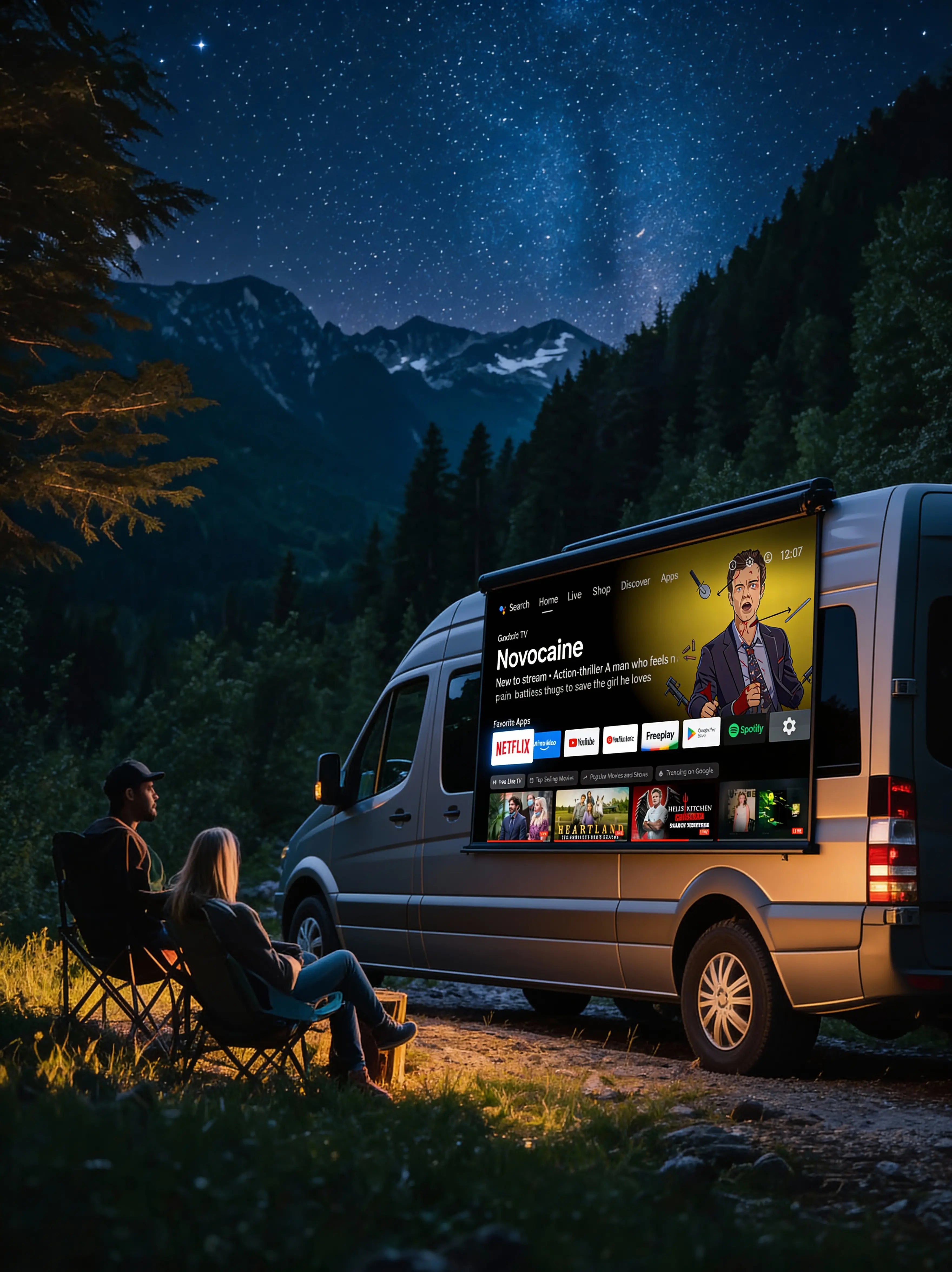 Zoomly® Pro MAX 4K Home Theater Projector