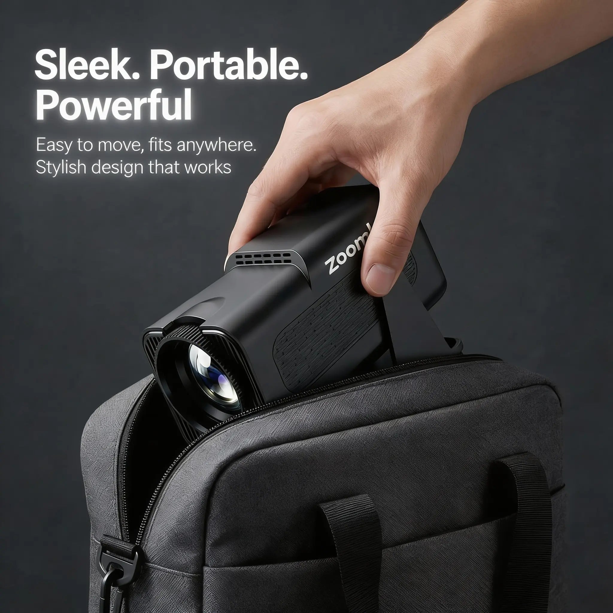 Zoomly® Pro MAX 4K Home Theater Projector