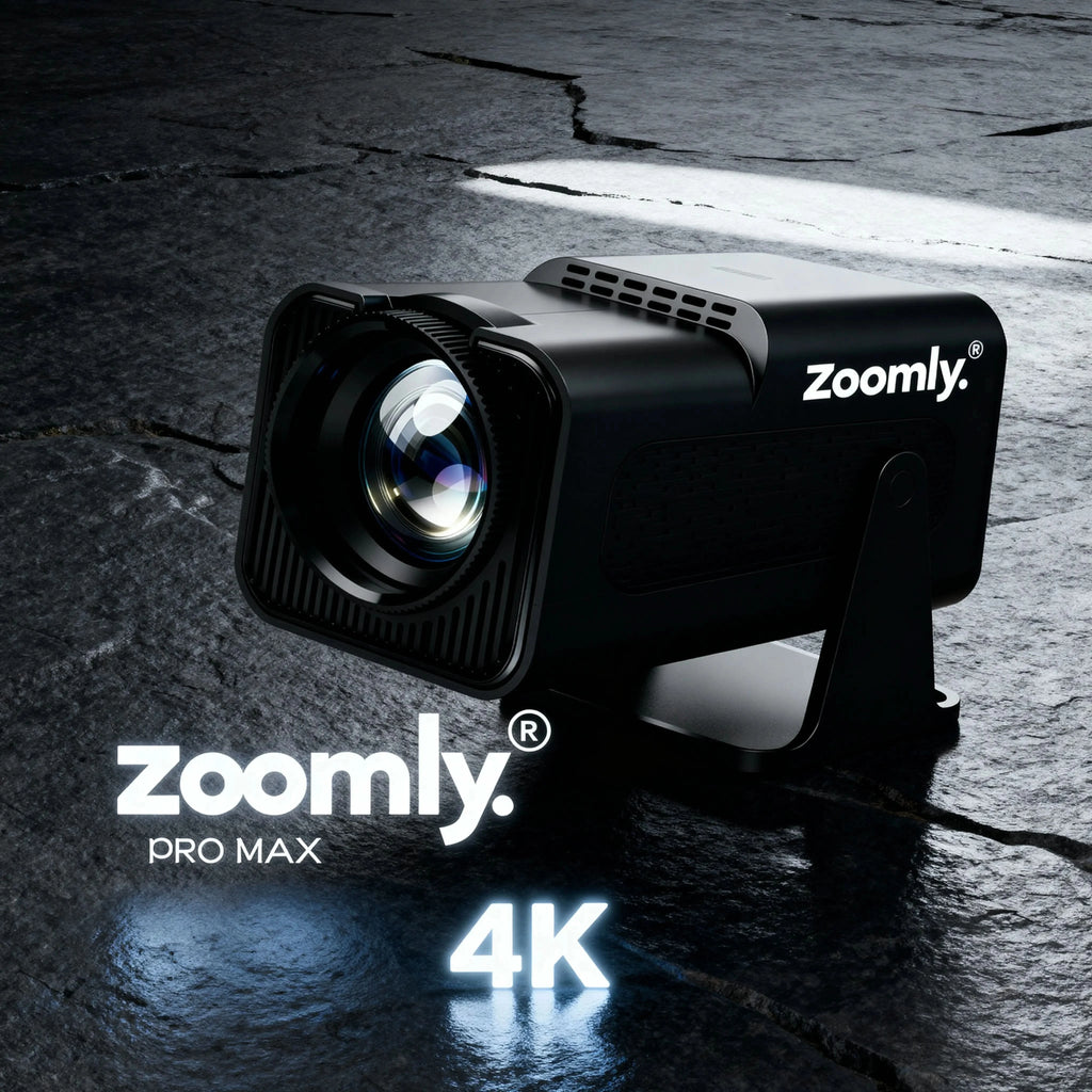 Zoomly® Pro MAX – Home Theater Projector