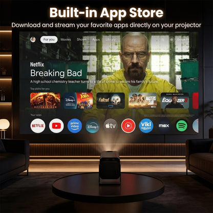 Zoomly® Pro MAX 4K Smart Projector