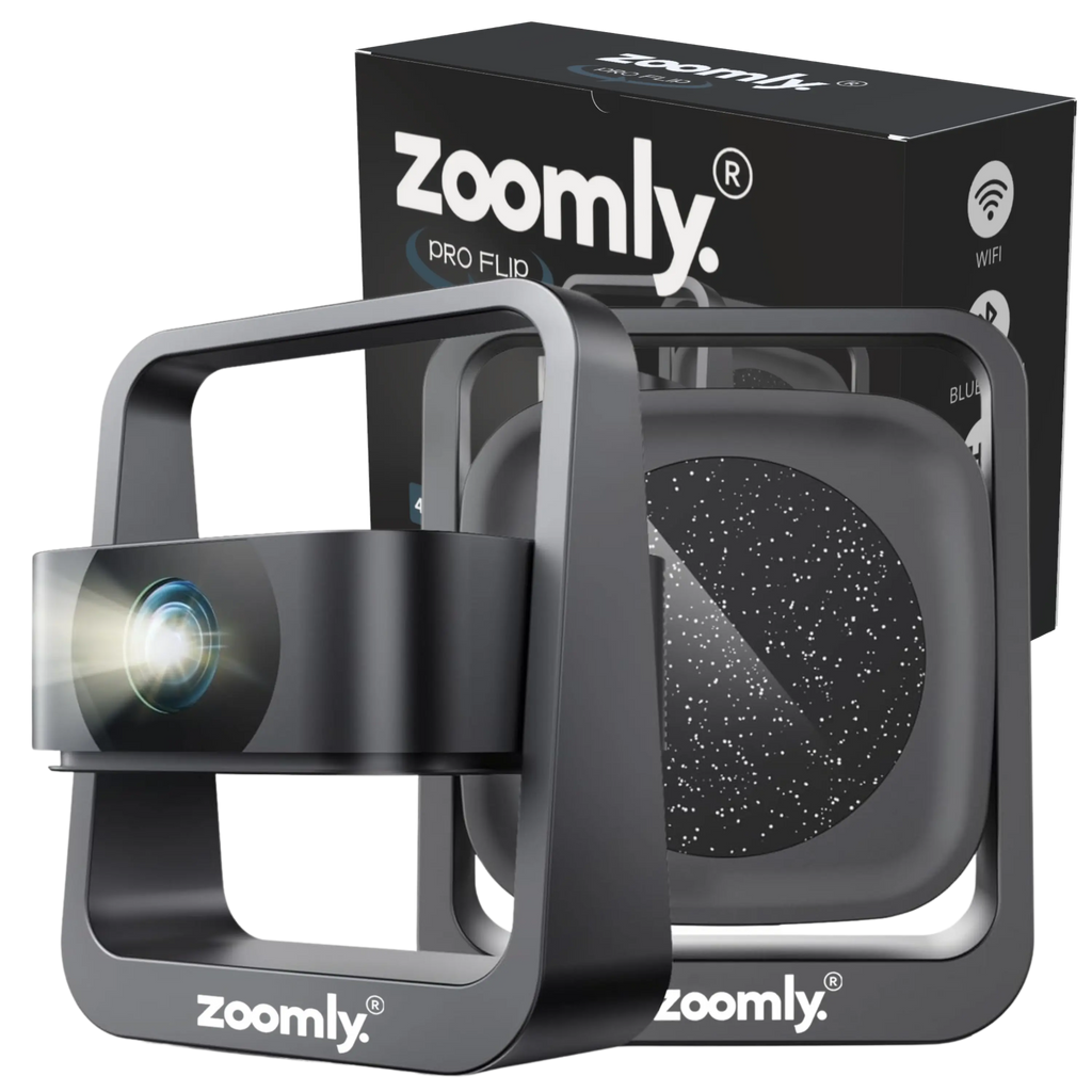 Zoomly Pro Flip - Premium Theater Projector - Zoomly