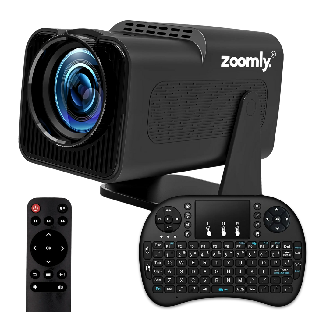 Zoomly® Pro MAX – Home Theater Projector - Zoomly