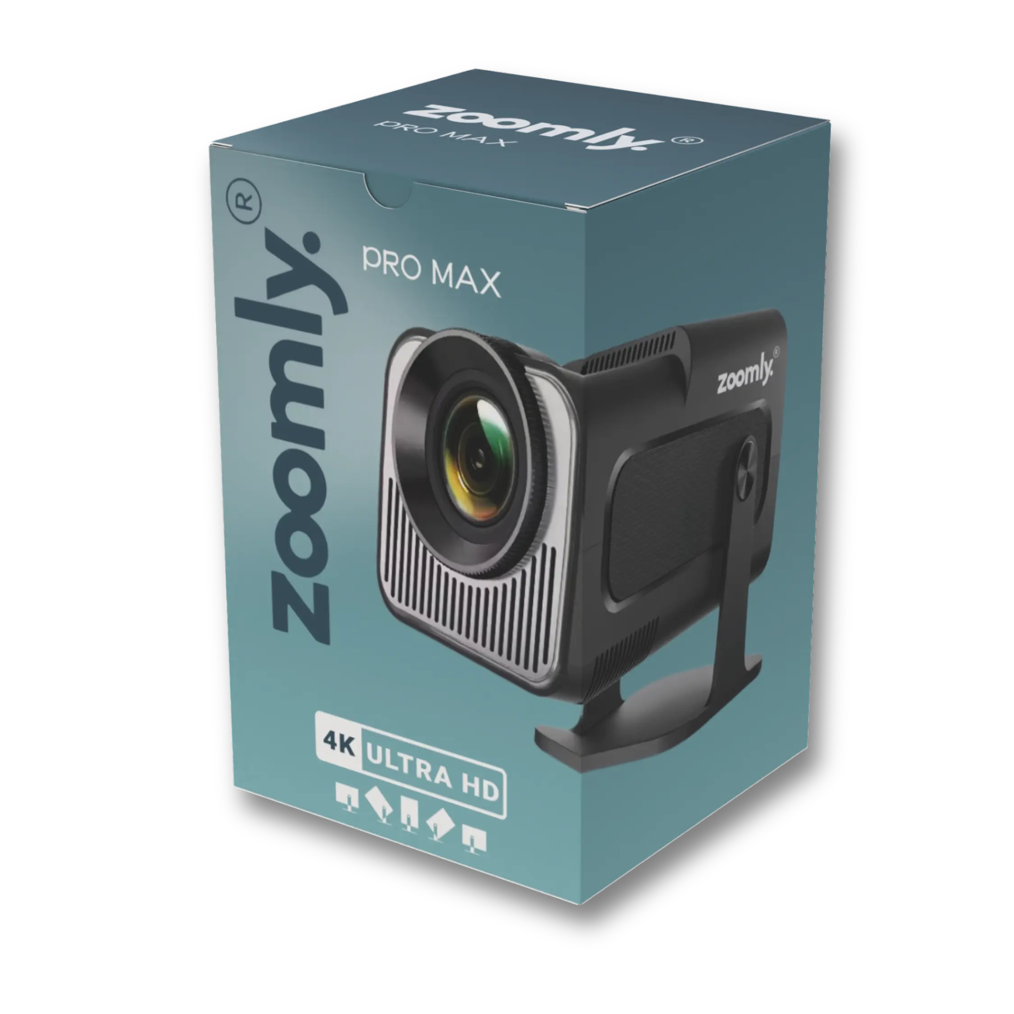 Zoomly® Pro MAX – Home Theater Projector - Zoomly
