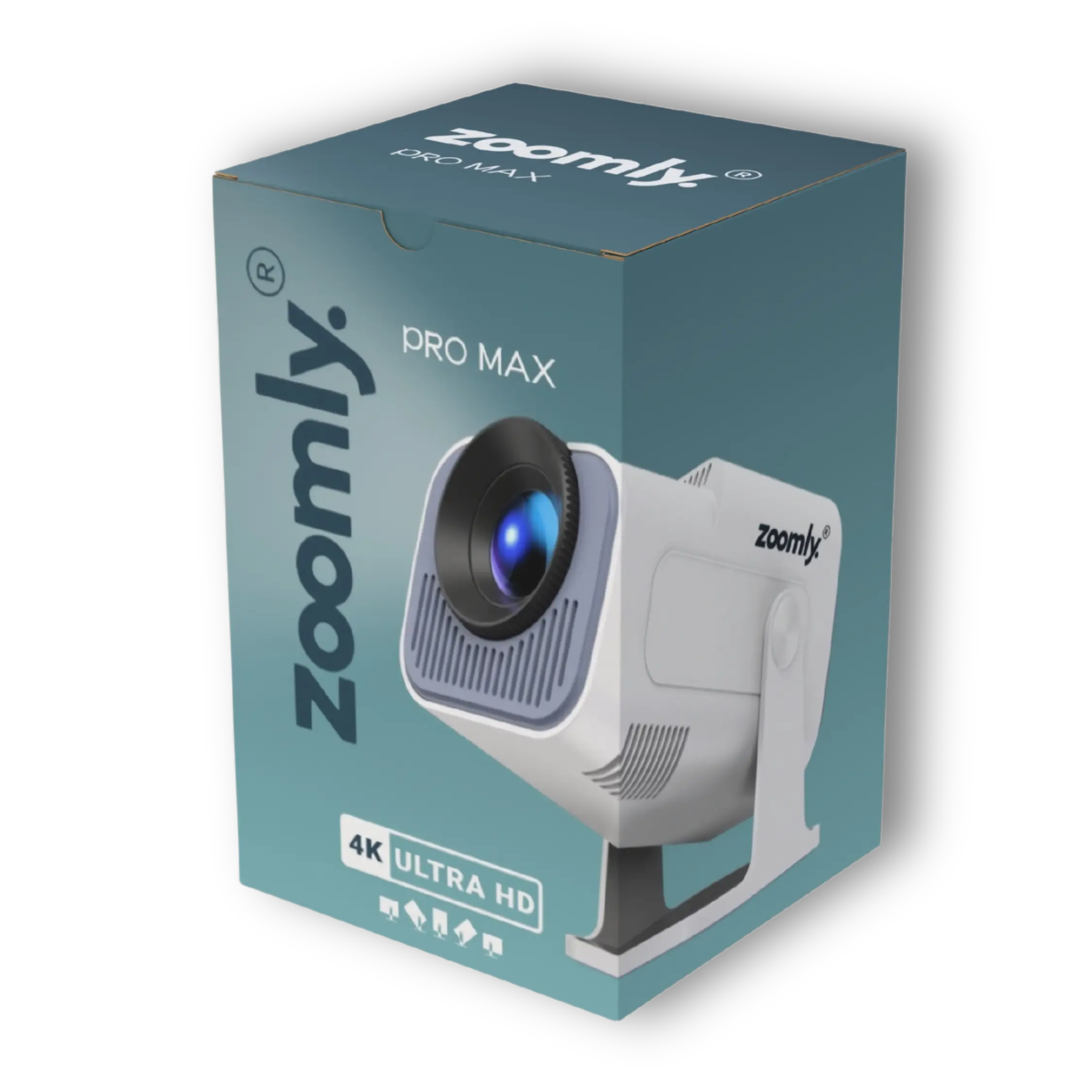 Zoomly® Pro MAX – Home Theater Projector - Zoomly