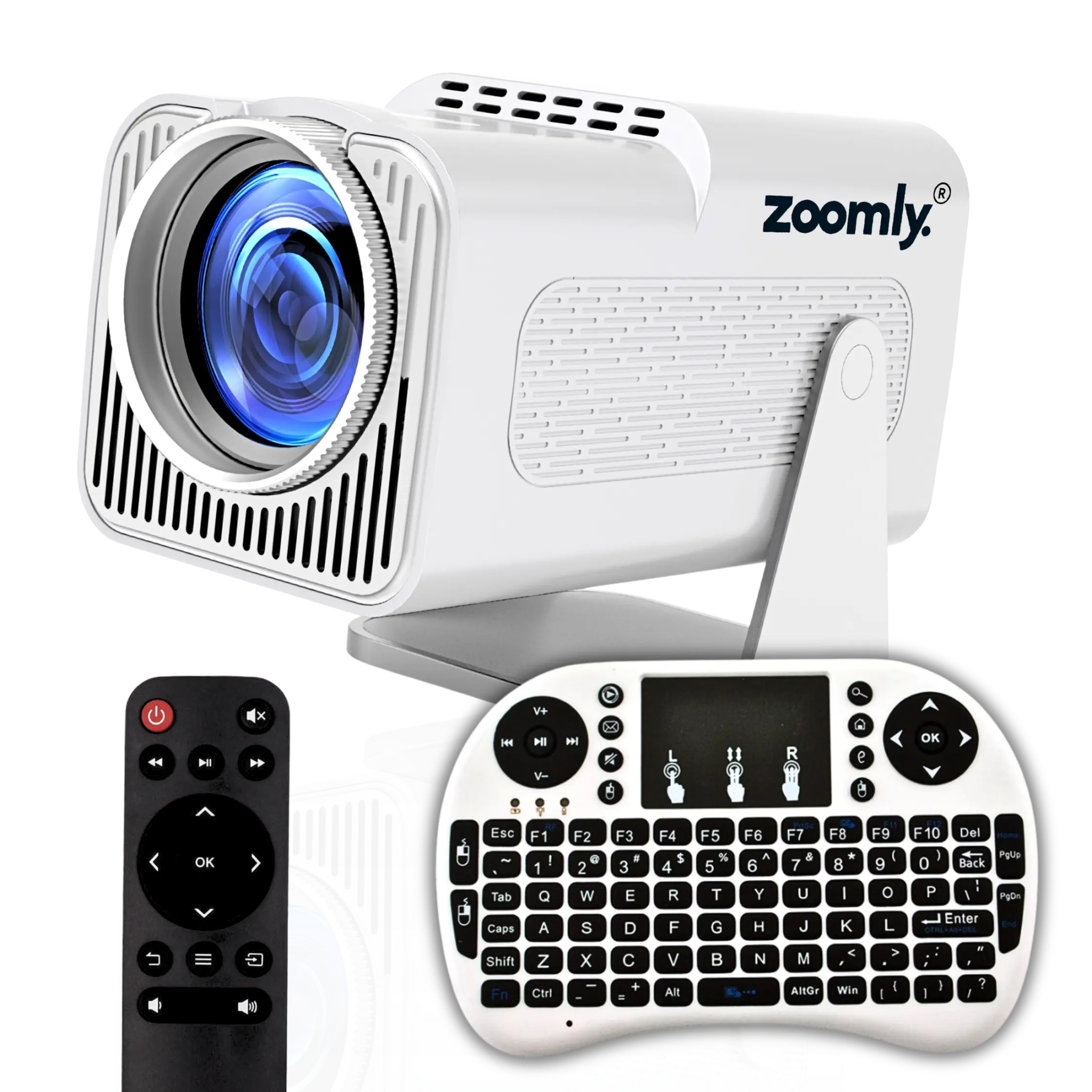 Zoomly® Pro MAX – Home Theater Projector - Zoomly