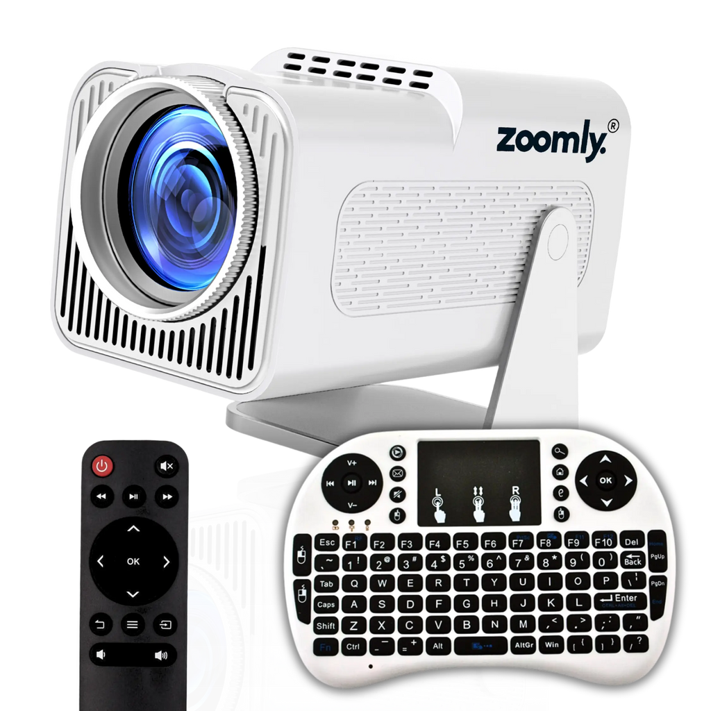 Zoomly® Pro MAX – Home Theater Projector - Zoomly