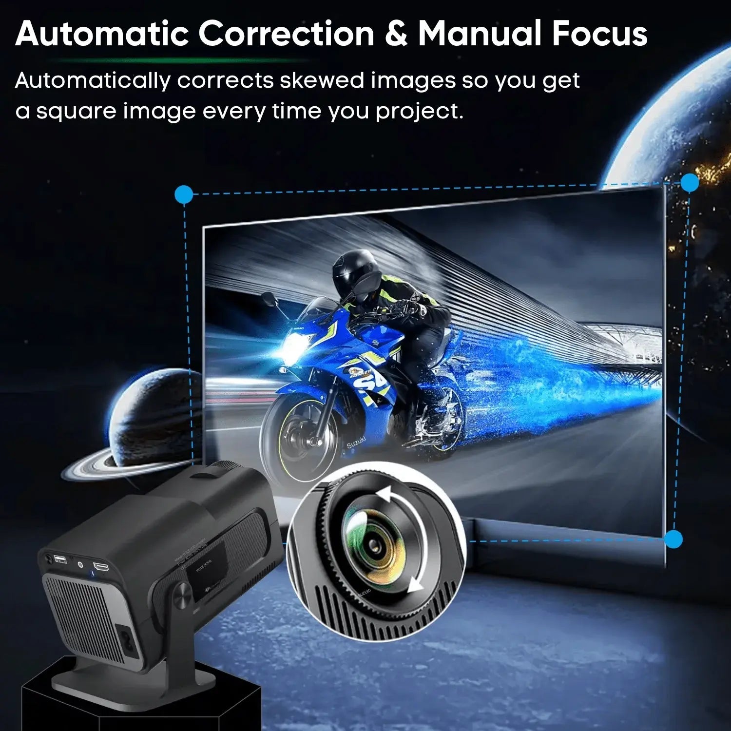 Zoomly® Pro MAX – Home Theater Projector - Zoomly