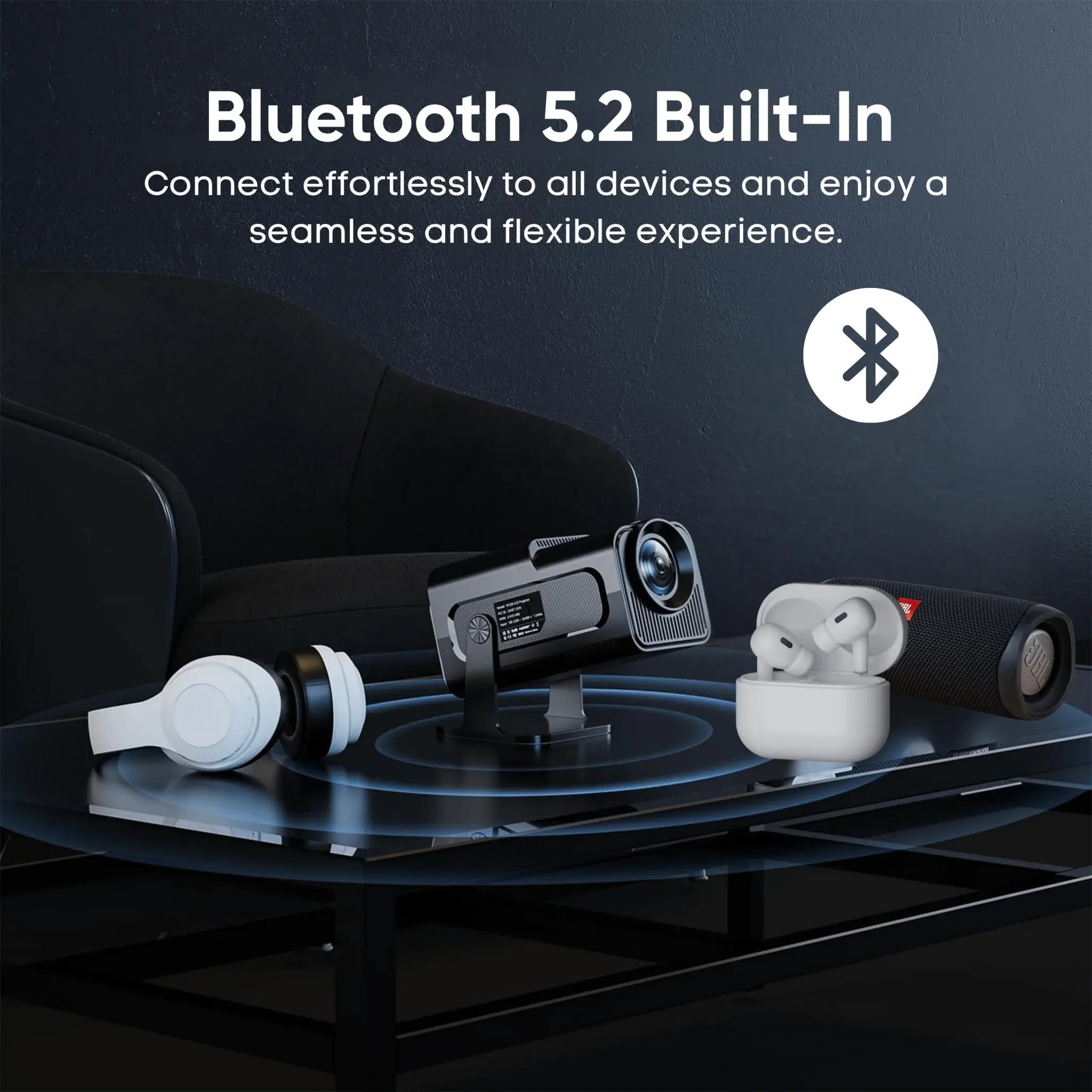 Zoomly® Pro MAX – Home Theater Projector - Zoomly